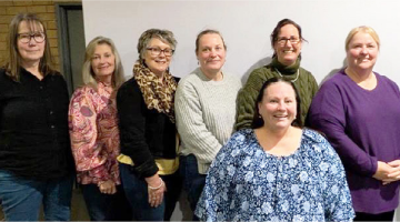 Pictured left to right Lindy Rath, Michelle Gibson, Anne Mills, Athena Murray, Jamie Webb (Manager) Jo-Lynn Pawsey and in front, Lisa Kirkup. Absent – Taneille Woolbank. This is the amazing team that cover all three offices (Parkes, Forbes and West Wyalong)