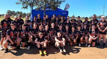 Parkes PCYC members pictured at Sydney’s four day Nations of Origin event.