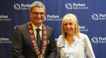 Pictured after the recent election are Mayor Neil Westcott and Deputy Mayor Joy Paddison.