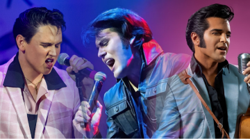 Three of the Parkes Elvis Festival’s biggest feature artists for 2027: Charlie Gaylard, Taylor Rodriguez, and Dean Z.