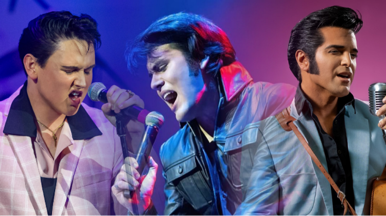 Three of the Parkes Elvis Festival’s biggest feature artists for 2027: Charlie Gaylard, Taylor Rodriguez, and Dean Z.